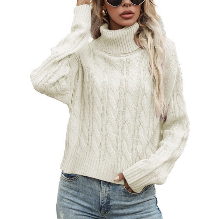 Kalypso | Rollkragenpullover aus Drehstrick für Frauen