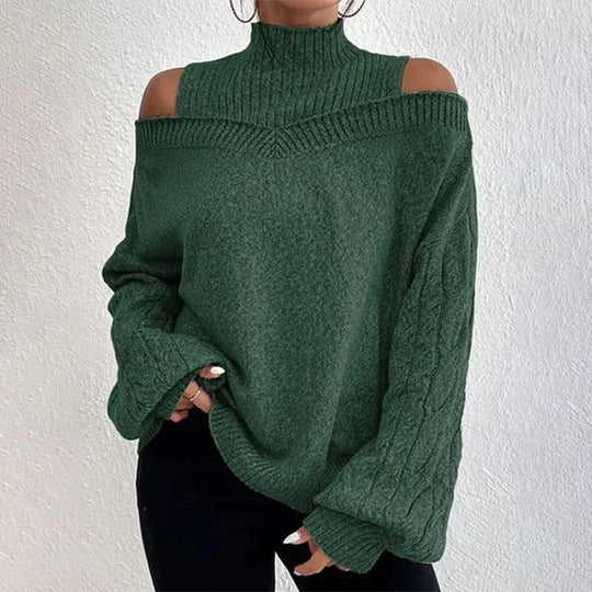 Celine | Elegantes Longsleeve mit überschnittenen Schultern