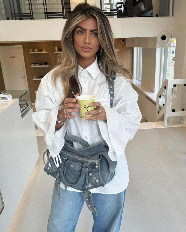 Ute | Oversized Bluse Weiß