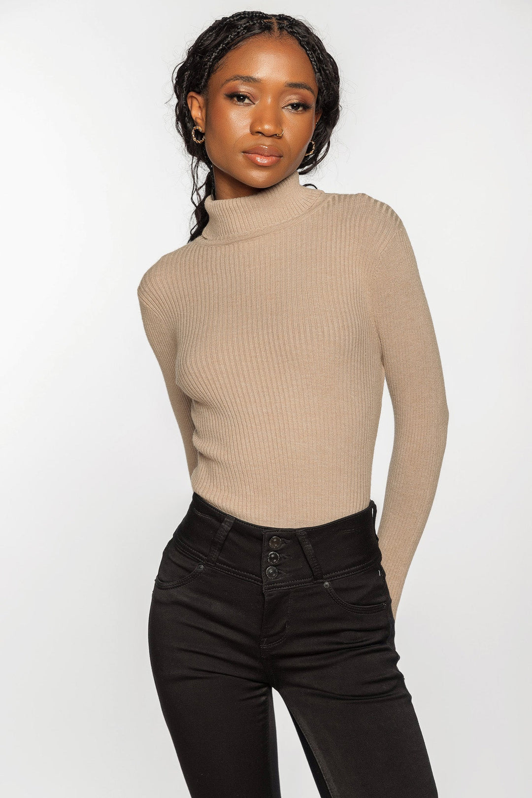 Florina | Langärmeliger Rollkragenpullover