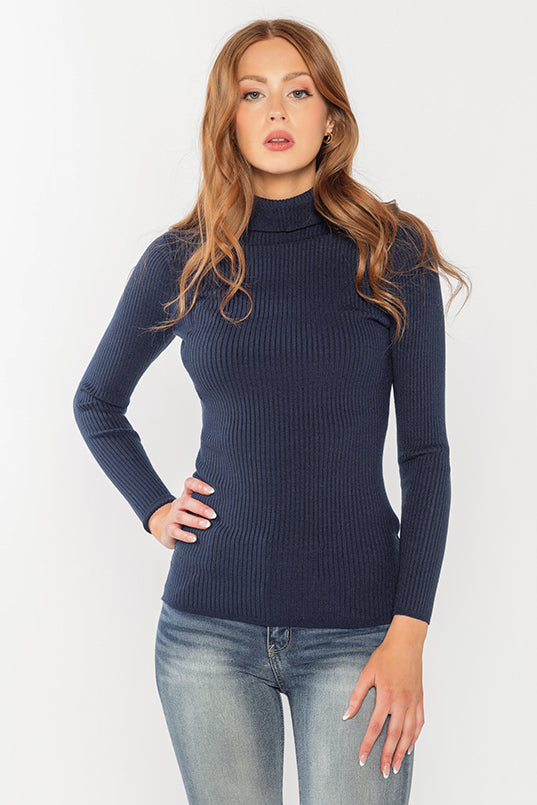 Florina | Langärmeliger Rollkragenpullover