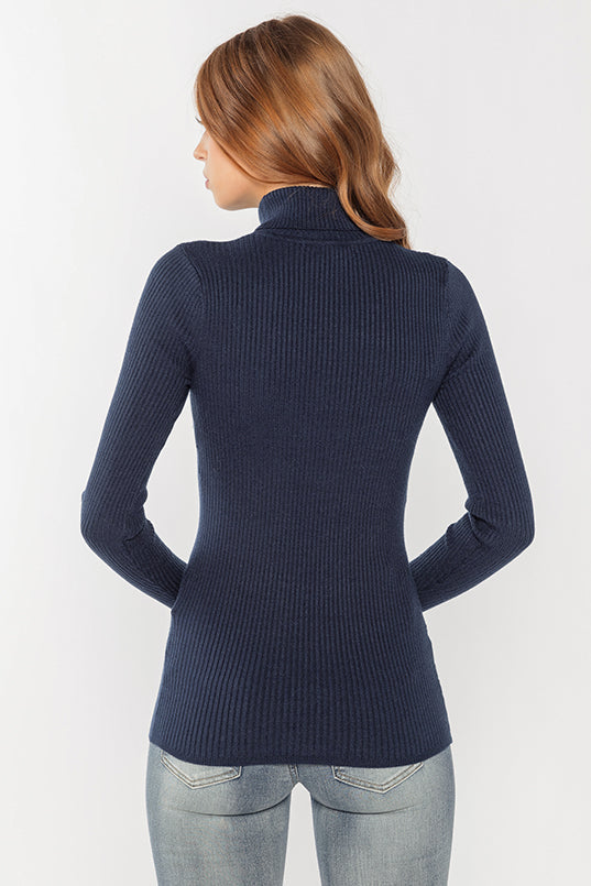 Florina | Langärmeliger Rollkragenpullover