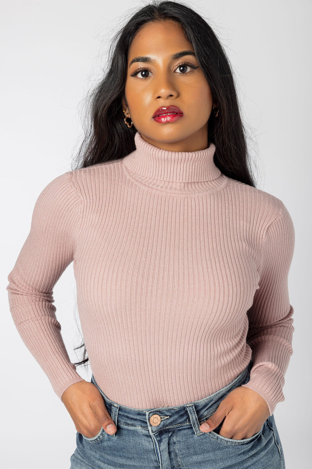 Florina | Langärmeliger Rollkragenpullover