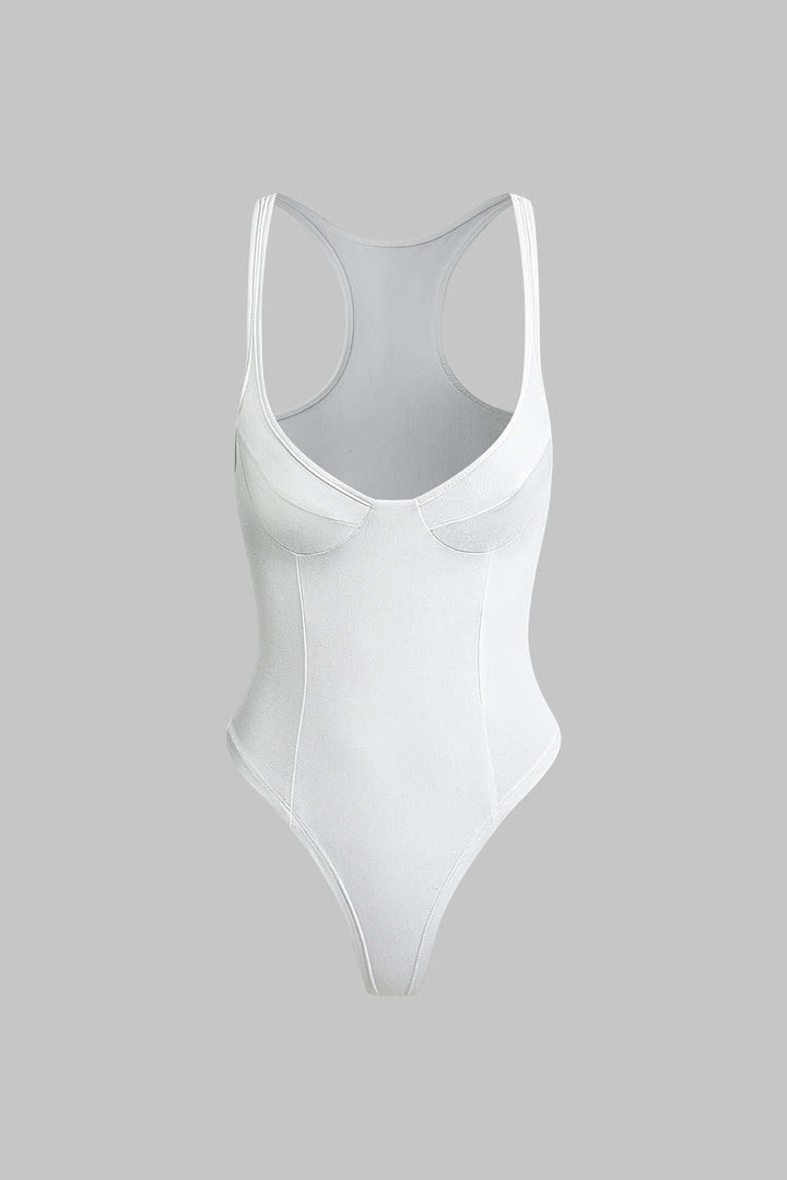 Devonia | Tief ausgeschnittener Bustier-Body