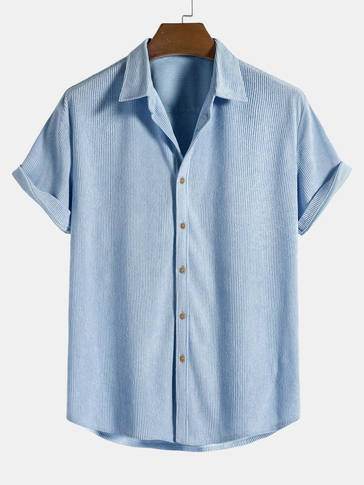Sunna |  Kurzärmeliges Button-Down-Hemd & Shorts
