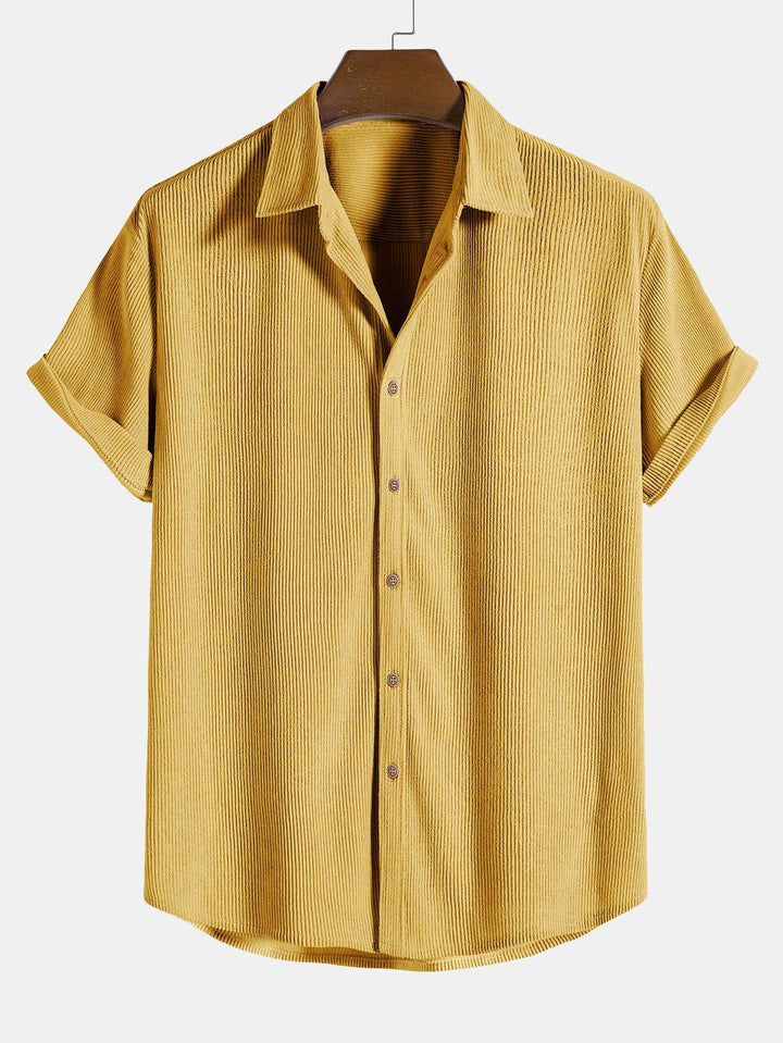Sunna |  Kurzärmeliges Button-Down-Hemd & Shorts