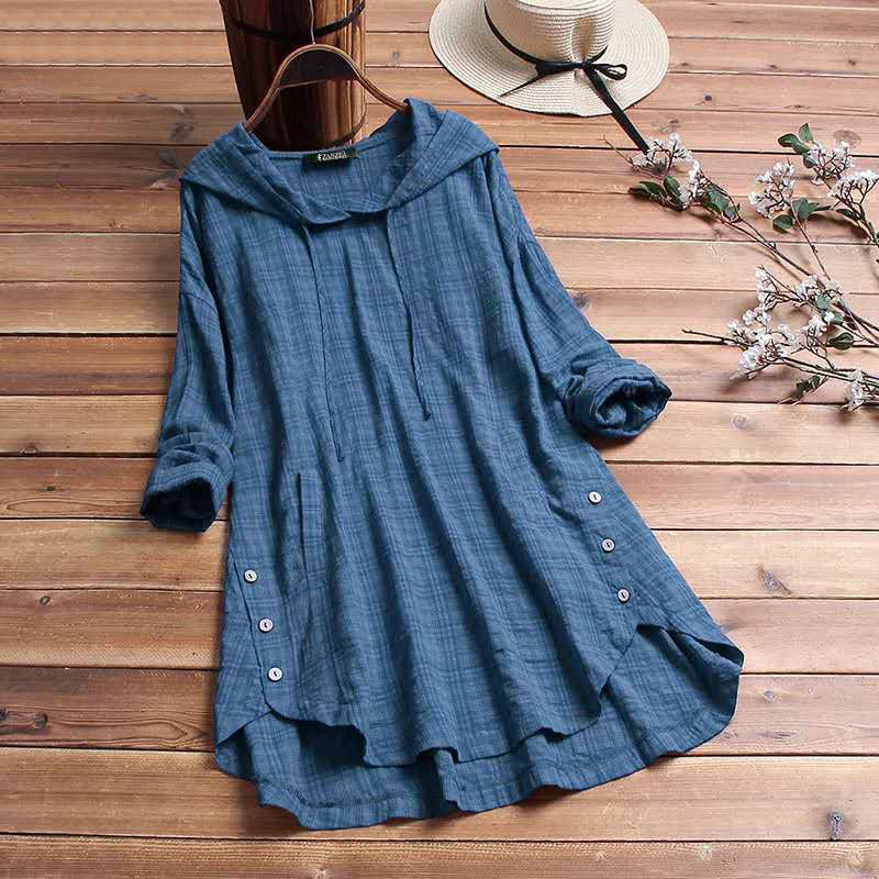 Vignette | Ternetbluse mit Kapuze
