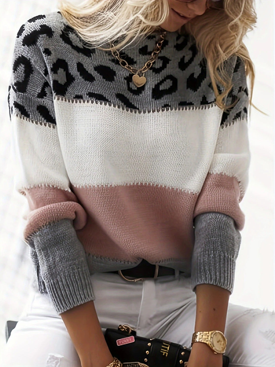 Mitzi | Pullover mit Leopardenmuster