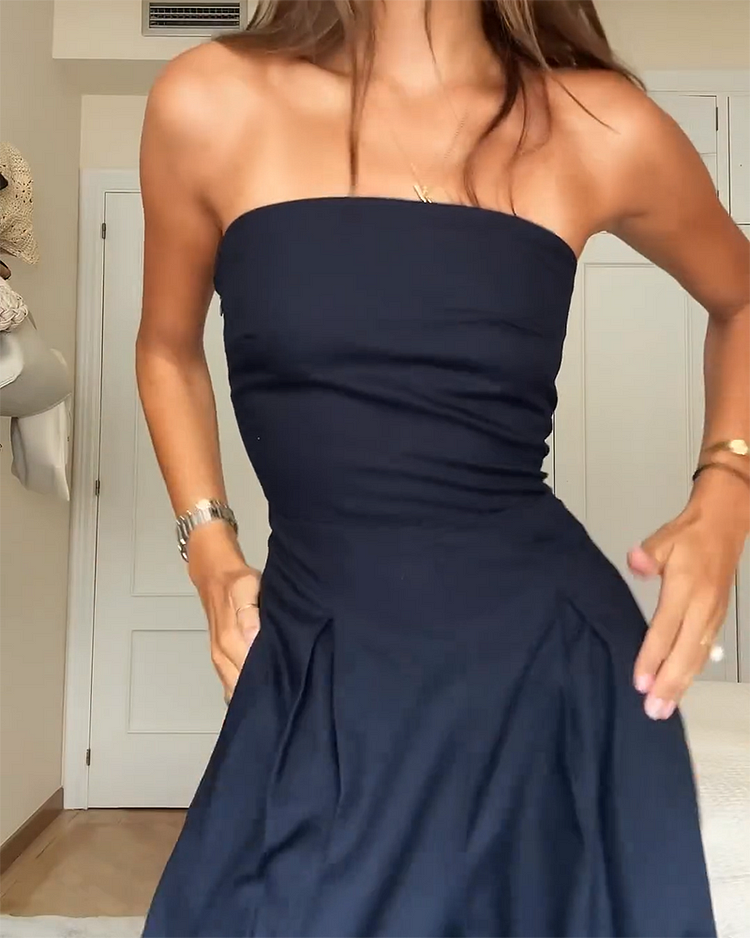 Jeslyn | Schulterfreier Jumpsuit Damen