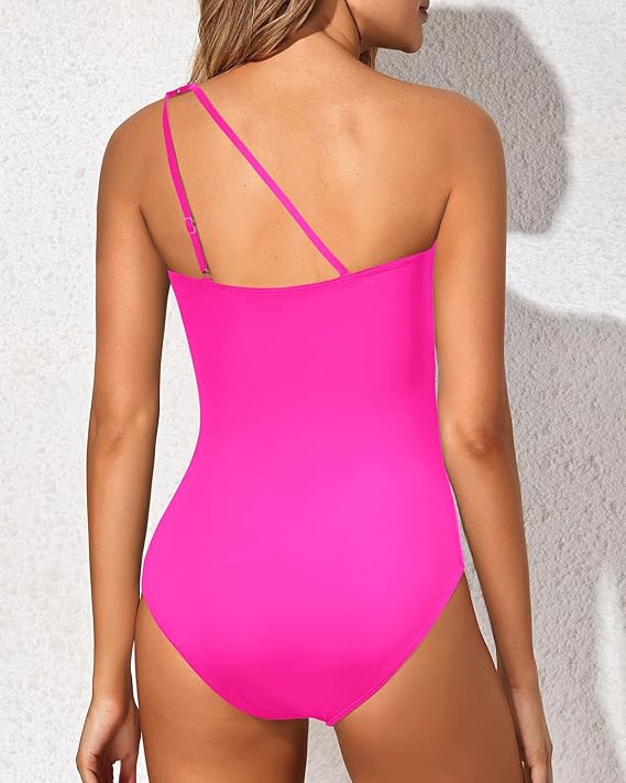 Imie | Figurformender Badeanzug One-Shoulder