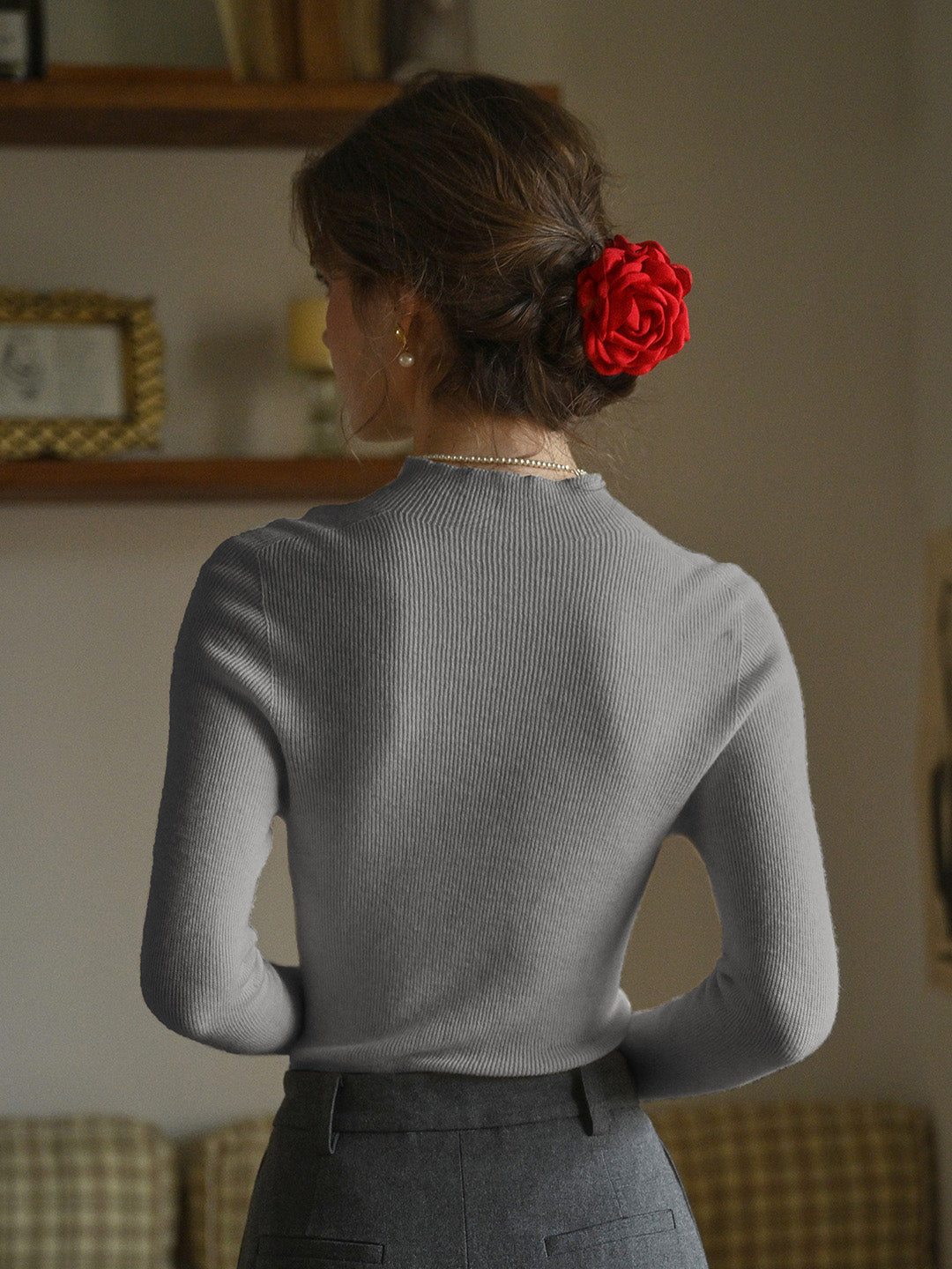 Viviane | Woll Rollkragenpullover Damen