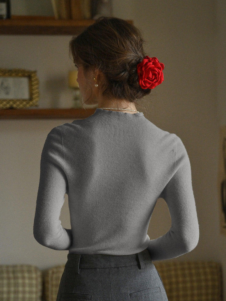 Viviane | Woll Rollkragenpullover Damen