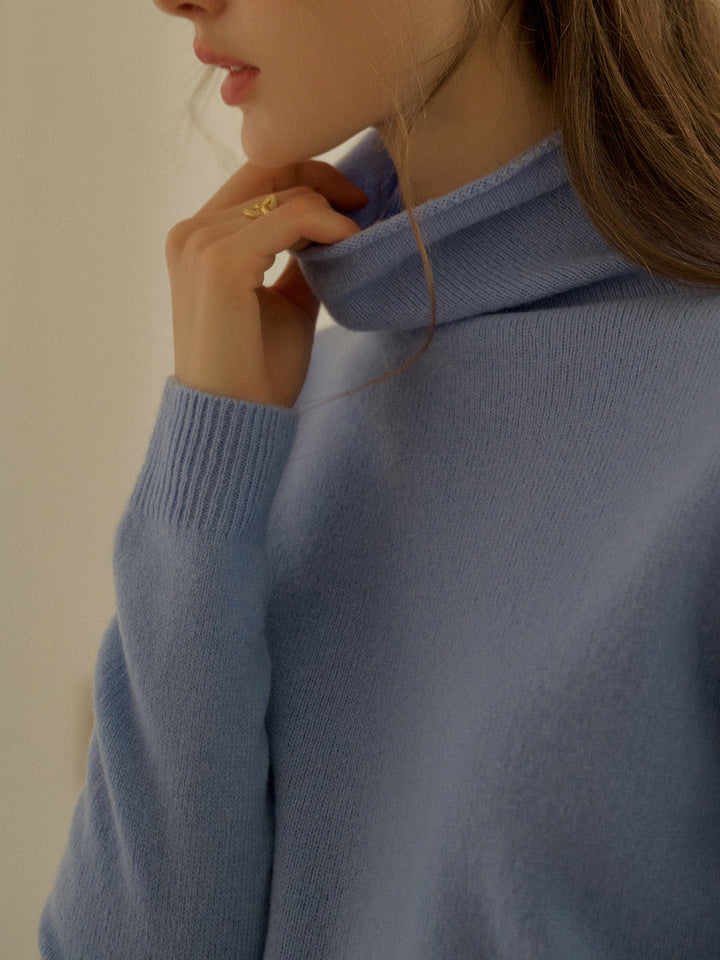 Xena | Eleganter Woll-Rollkragenpullover