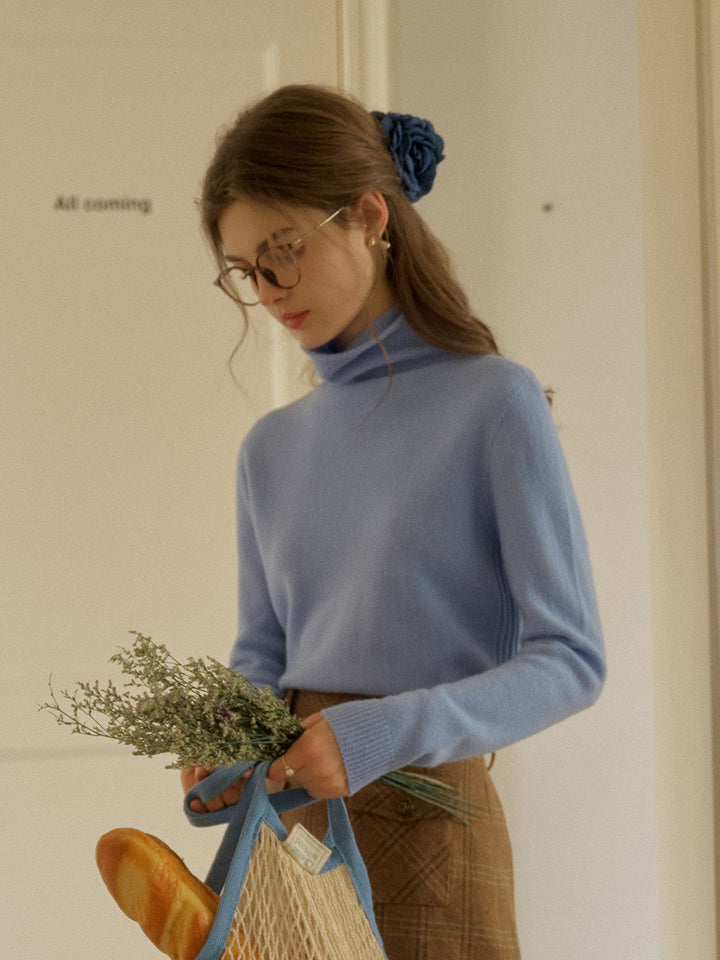 Xena | Eleganter Woll-Rollkragenpullover