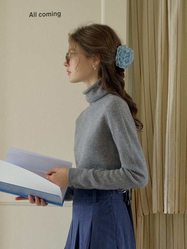 Xena | Eleganter Woll-Rollkragenpullover