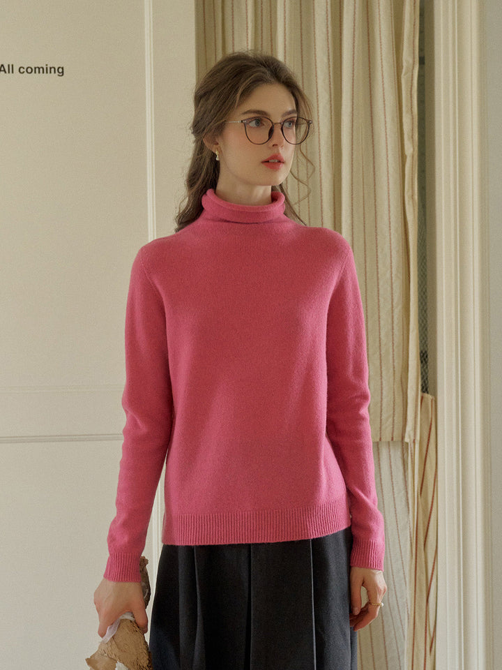 Xena | Eleganter Woll-Rollkragenpullover