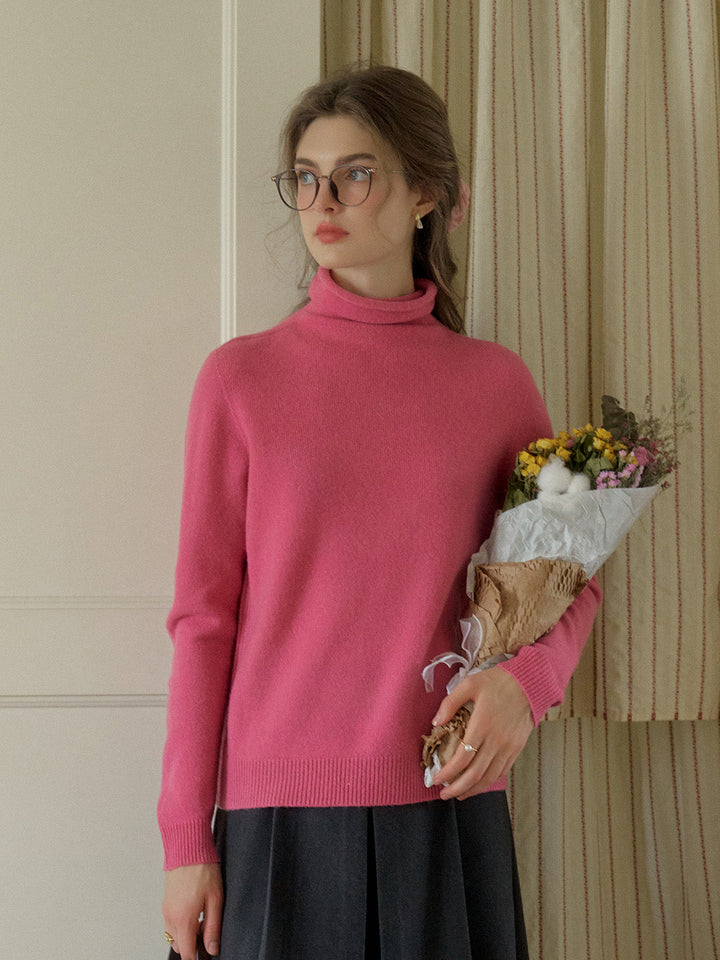 Xena | Eleganter Woll-Rollkragenpullover