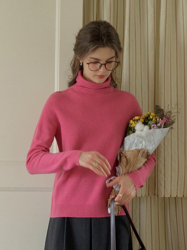 Xena | Eleganter Woll-Rollkragenpullover
