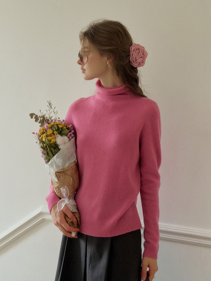 Xena | Eleganter Woll-Rollkragenpullover