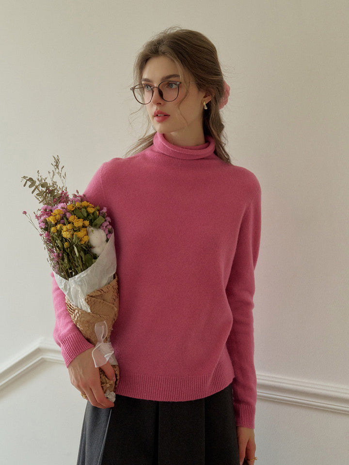 Xena | Eleganter Woll-Rollkragenpullover