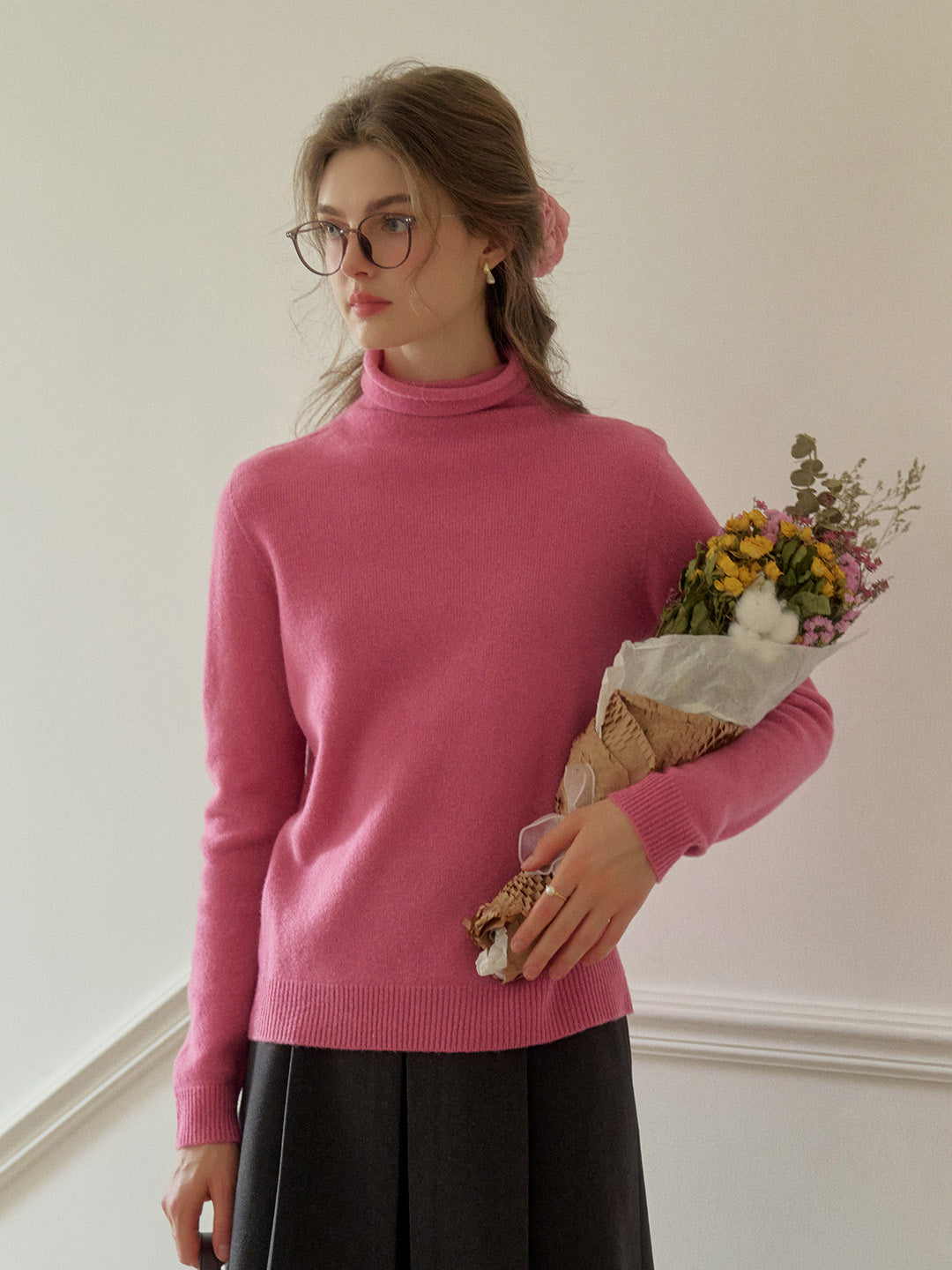 Xena | Eleganter Woll-Rollkragenpullover