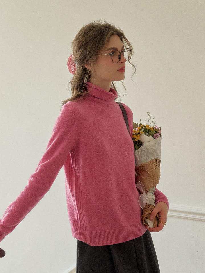 Xena | Eleganter Woll-Rollkragenpullover