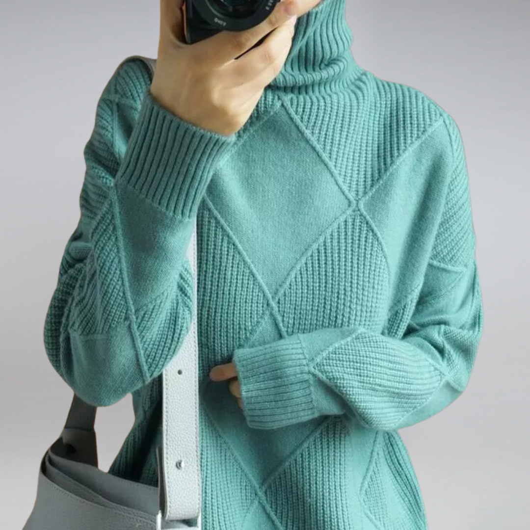 Evleen | Luxuriöser Rollkragenpullover