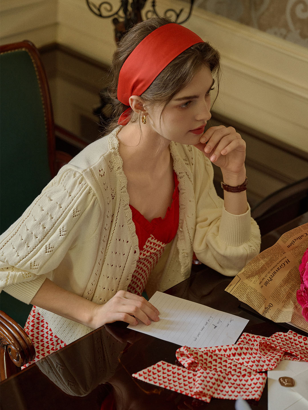 Vita | Strick V-Ausschnitt Cardigan