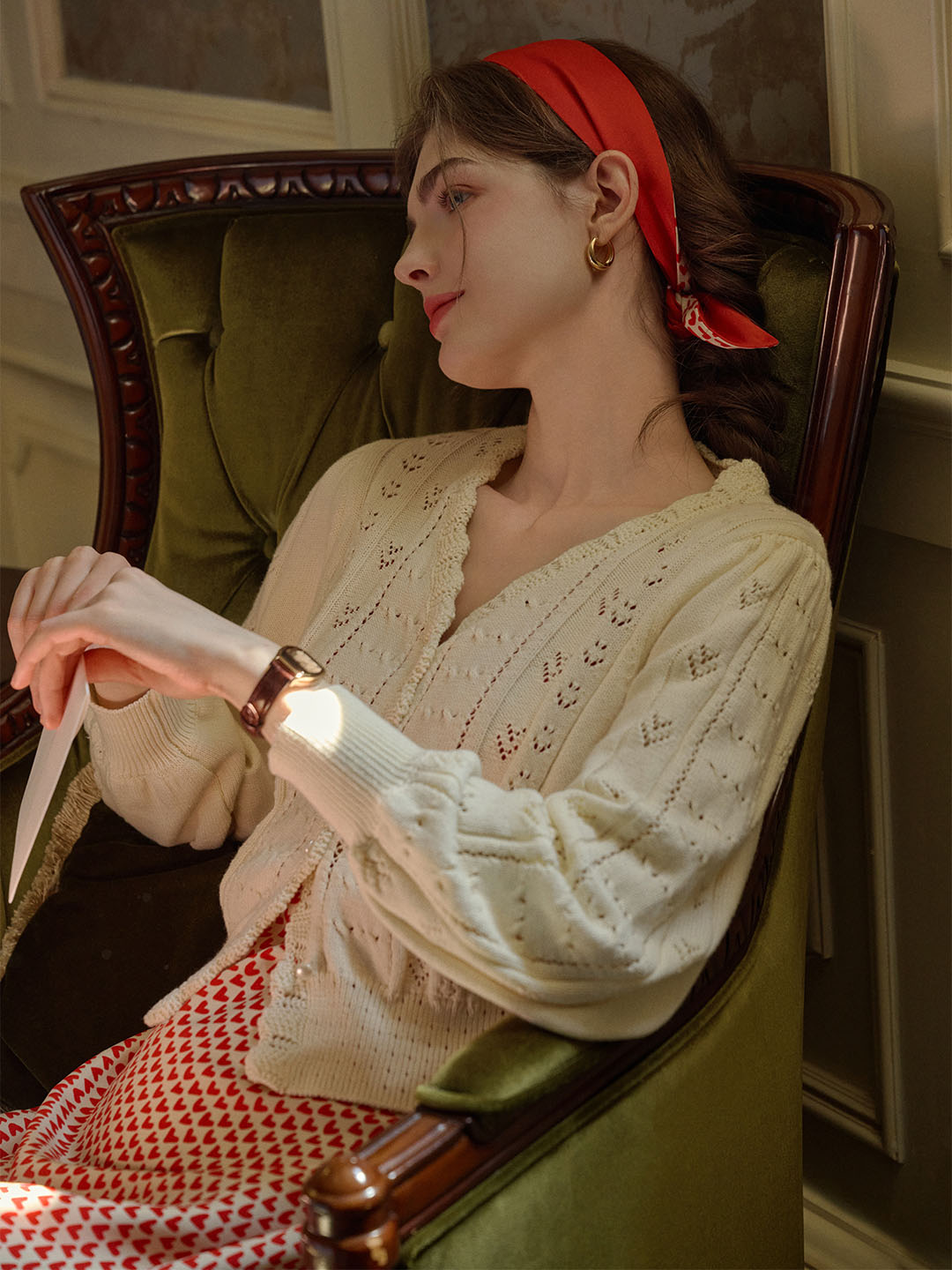 Vita | Strick V-Ausschnitt Cardigan