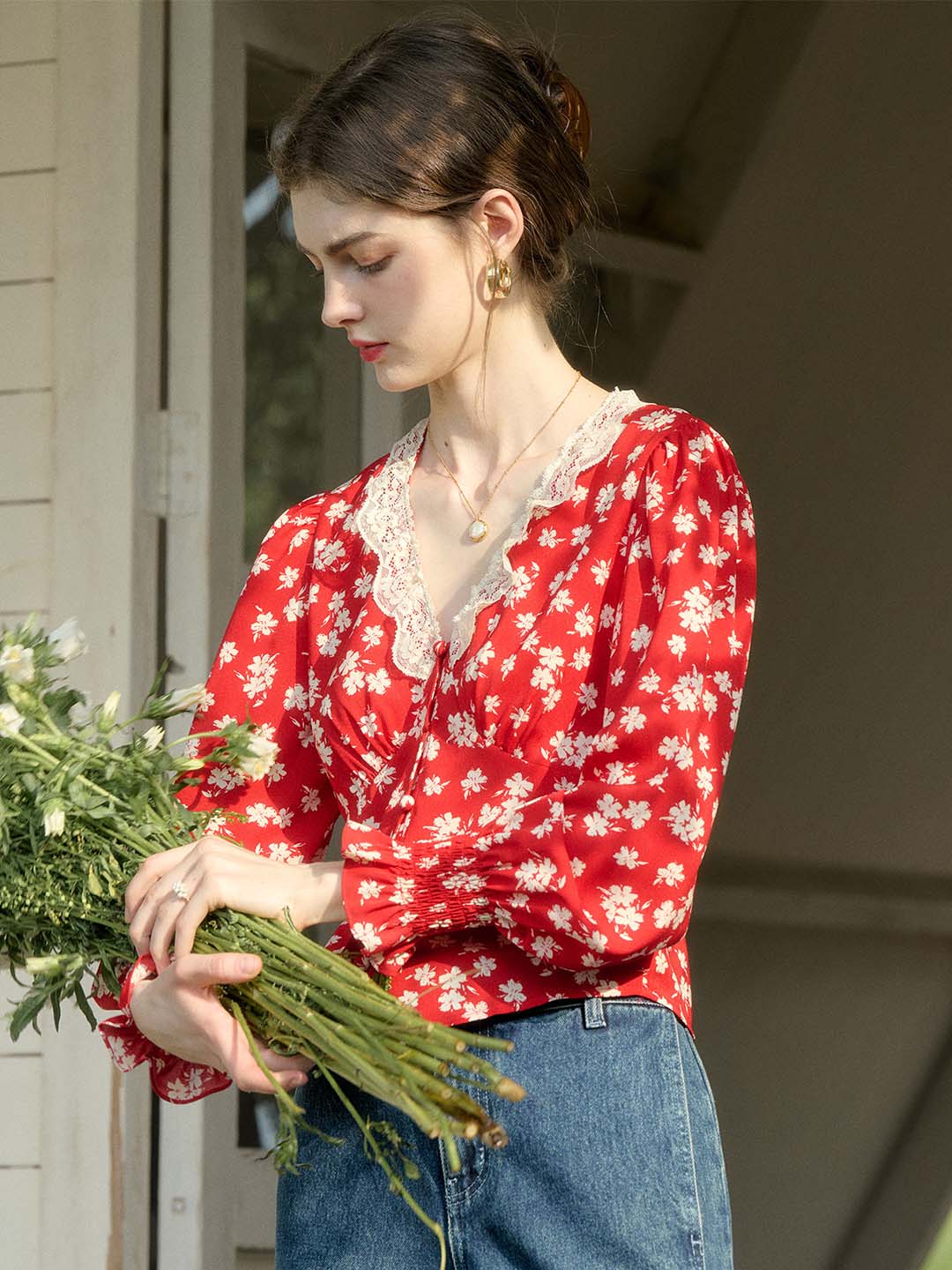 Albertina | Vintage Spitzen Bluse