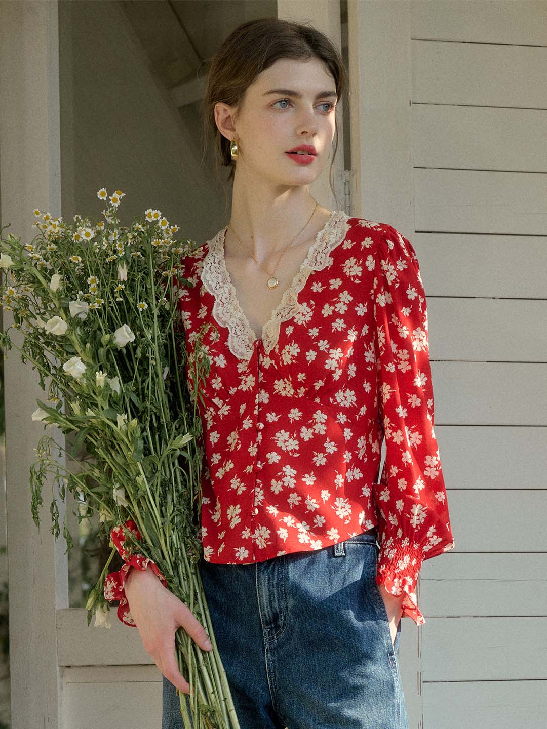 Albertina | Vintage Spitzen Bluse