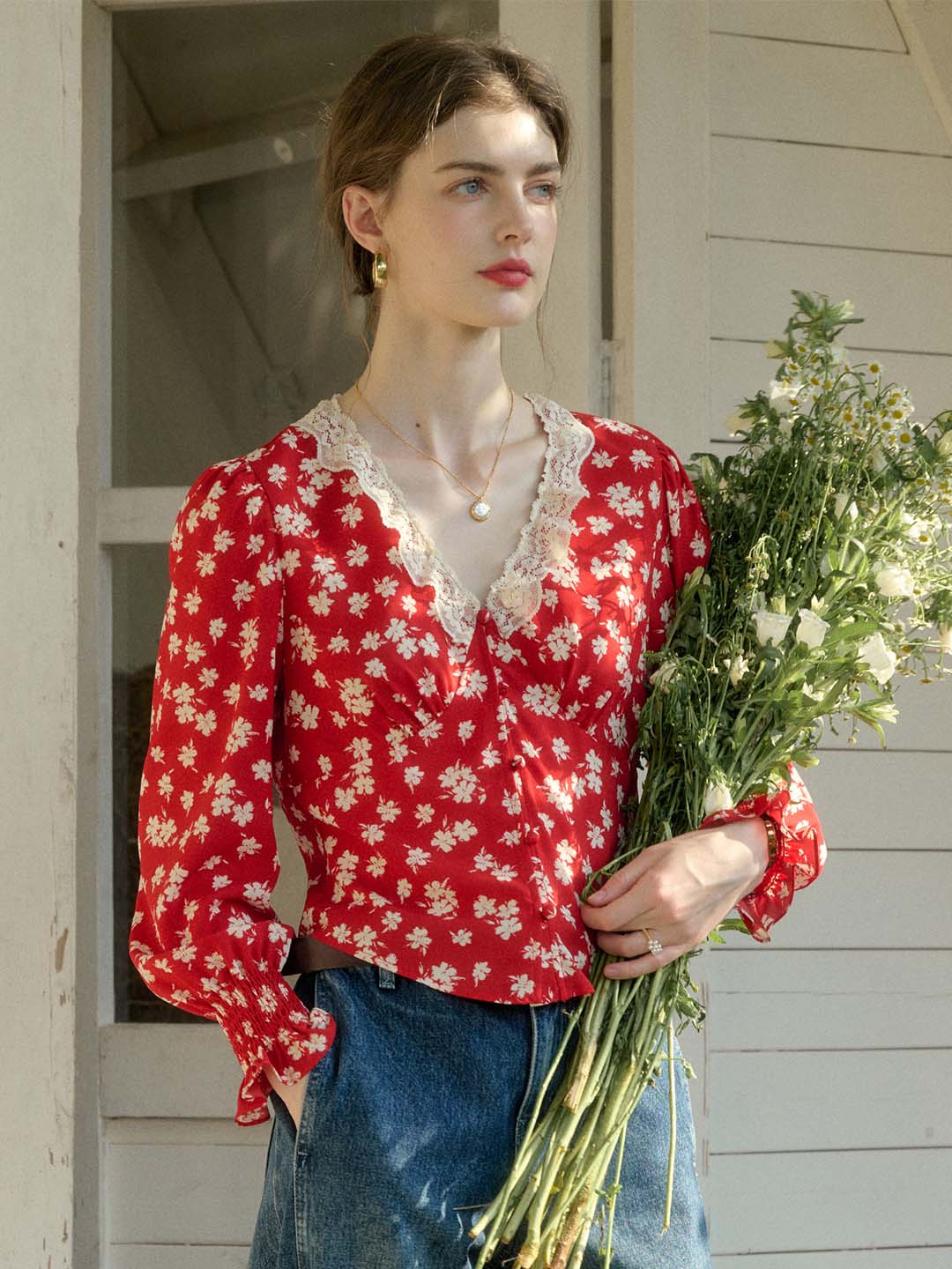 Albertina | Vintage Spitzen Bluse