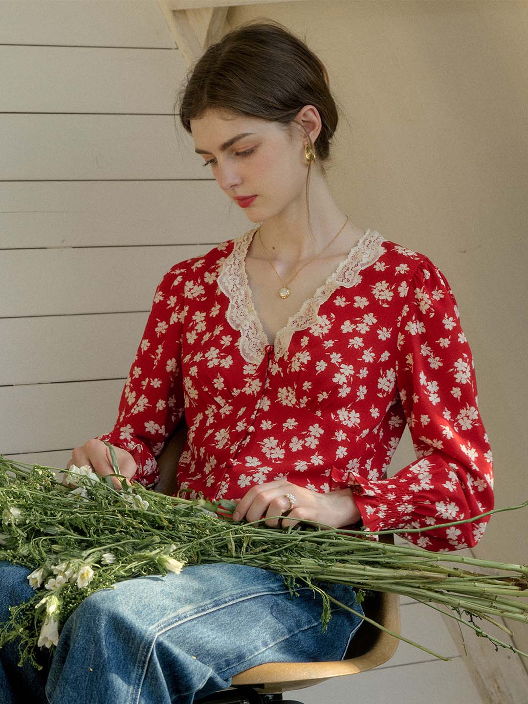 Albertina | Vintage Spitzen Bluse