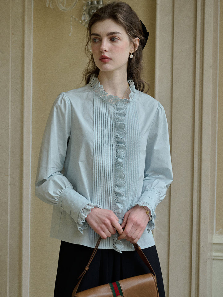 Yvette | Elegante Patchwork Bluse