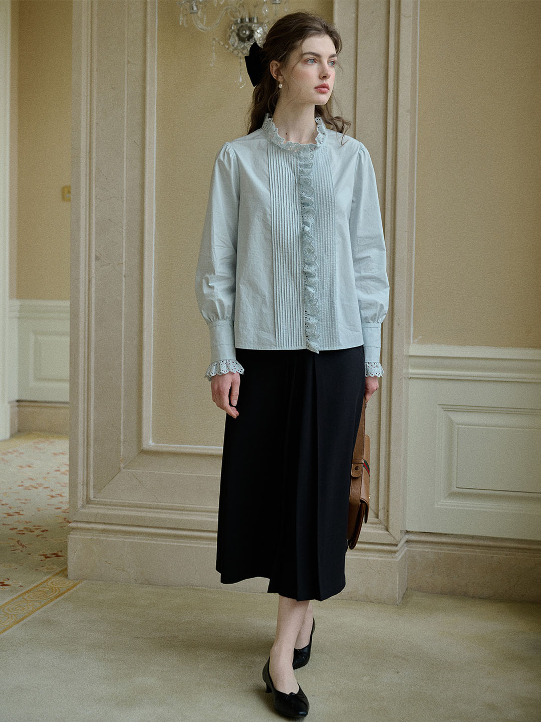 Yvette | Elegante Patchwork Bluse