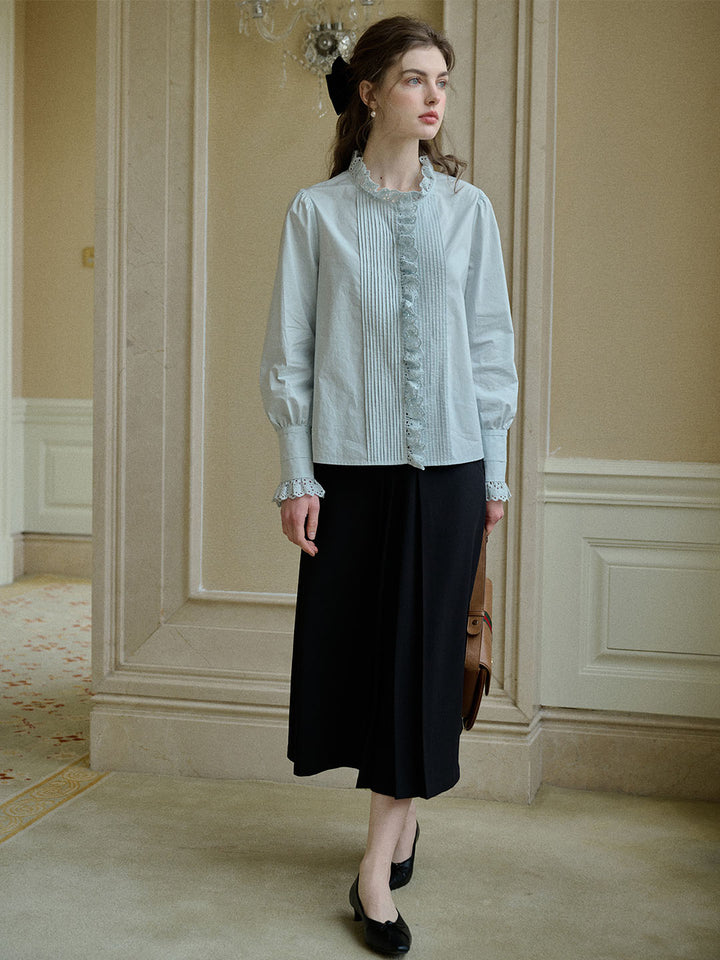 Yvette | Elegante Patchwork Bluse
