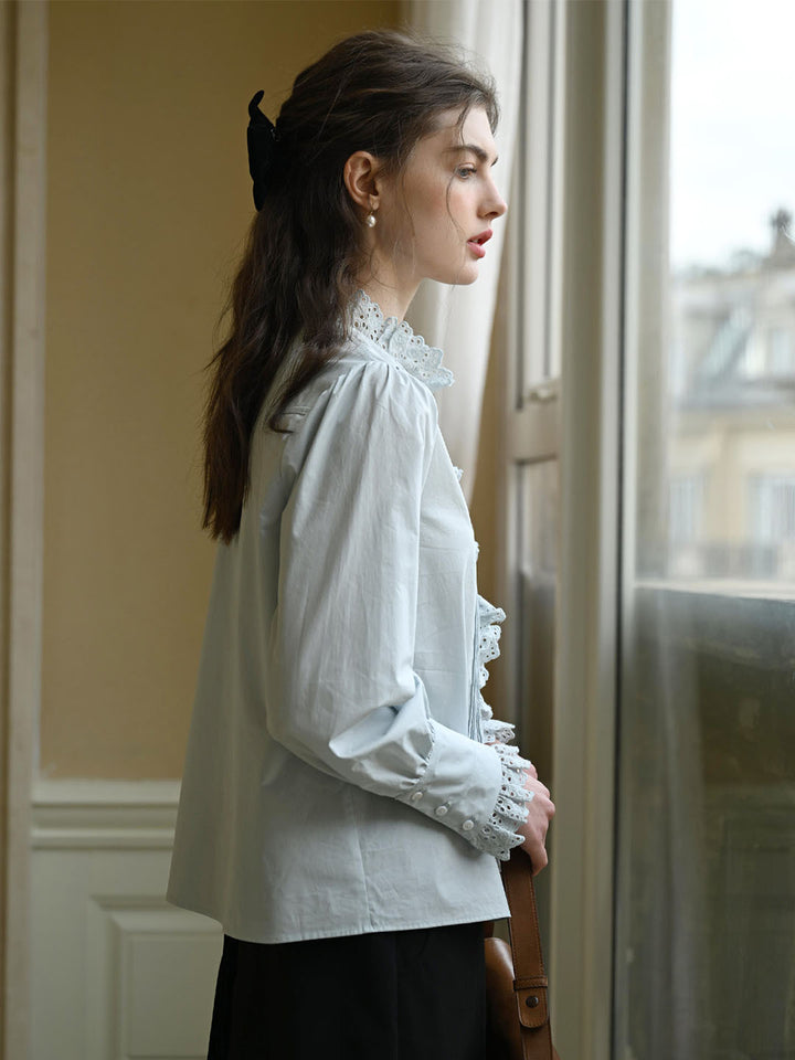 Yvette | Elegante Patchwork Bluse