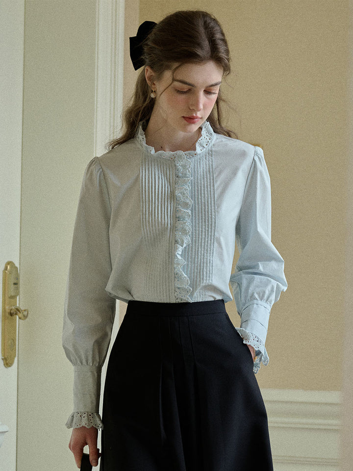 Yvette | Elegante Patchwork Bluse