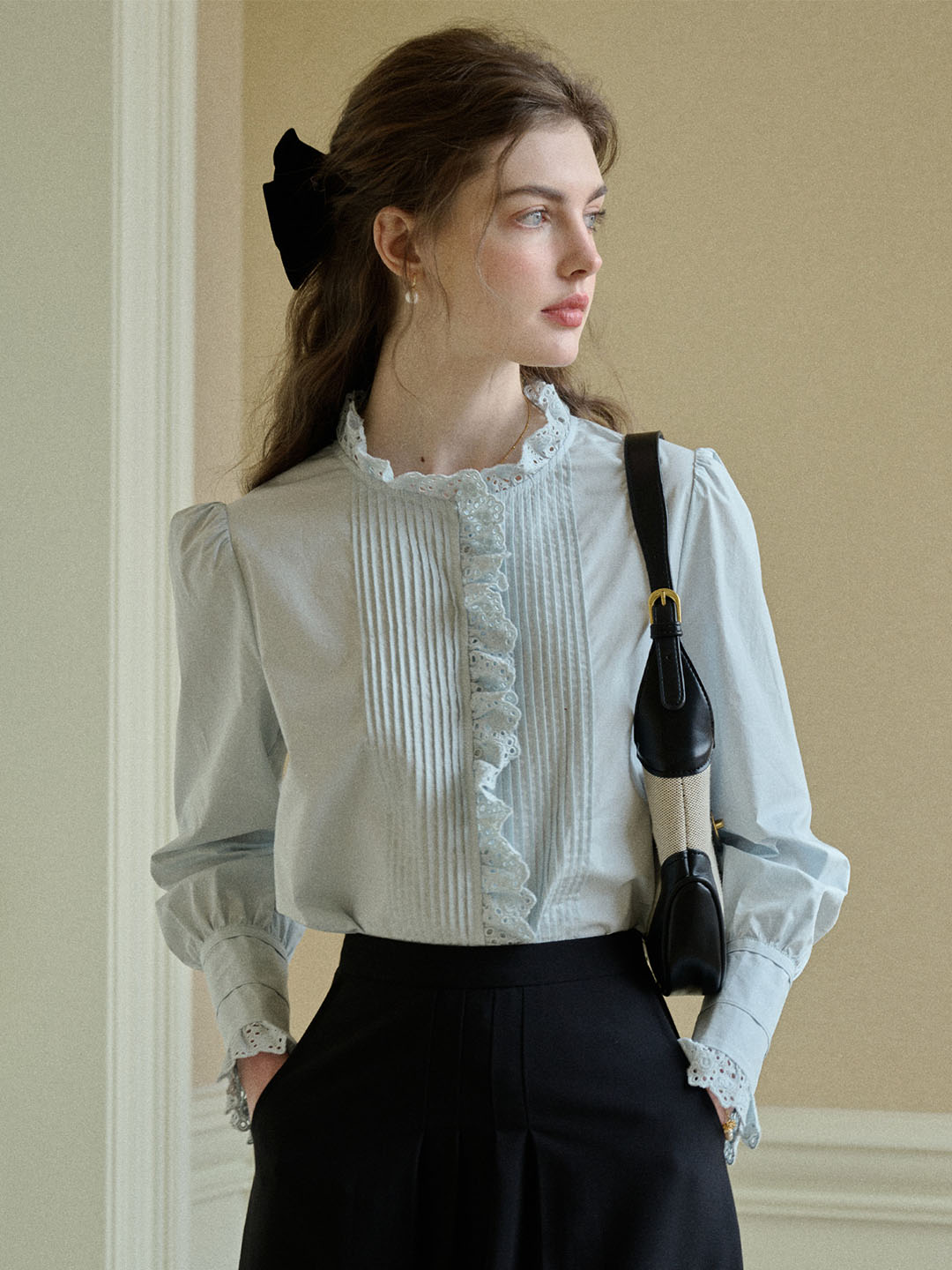 Yvette | Elegante Patchwork Bluse