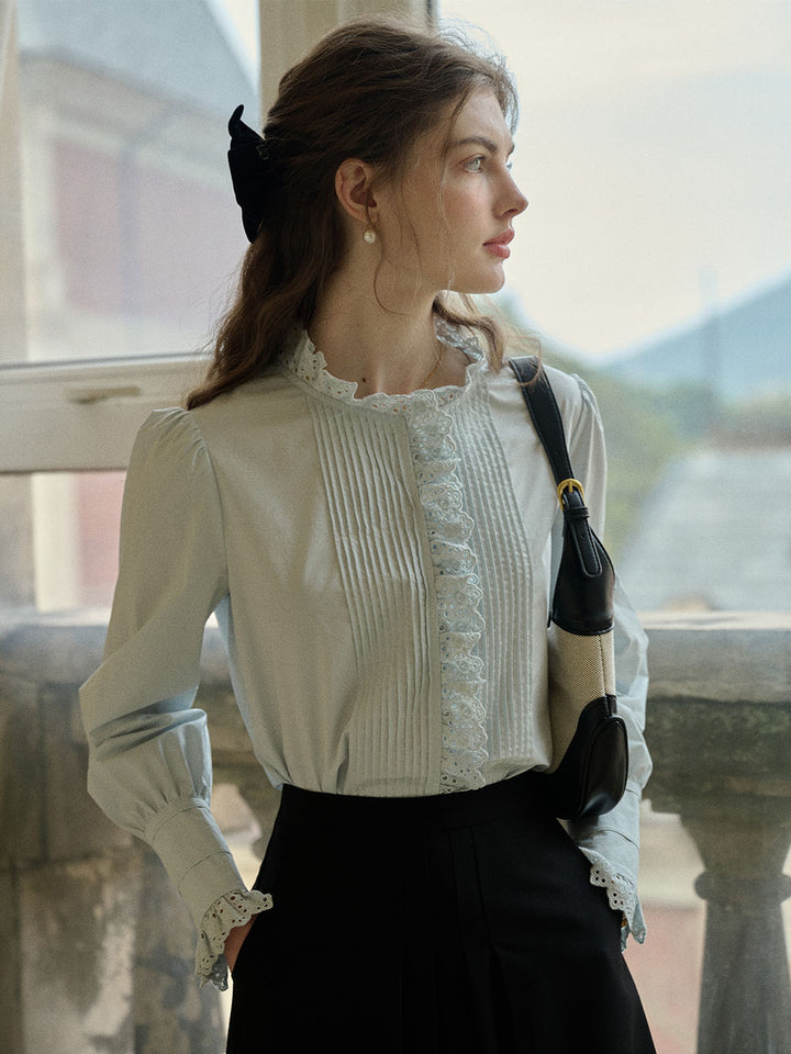 Yvette | Elegante Patchwork Bluse