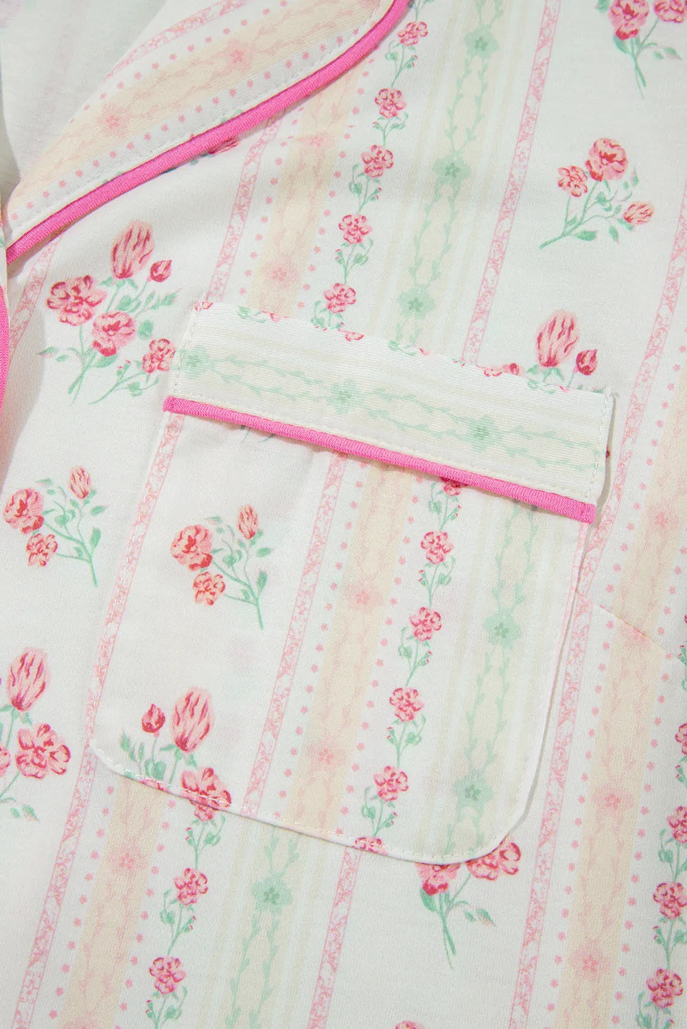 Esmira | Blumen Schlafanzug Set Damen