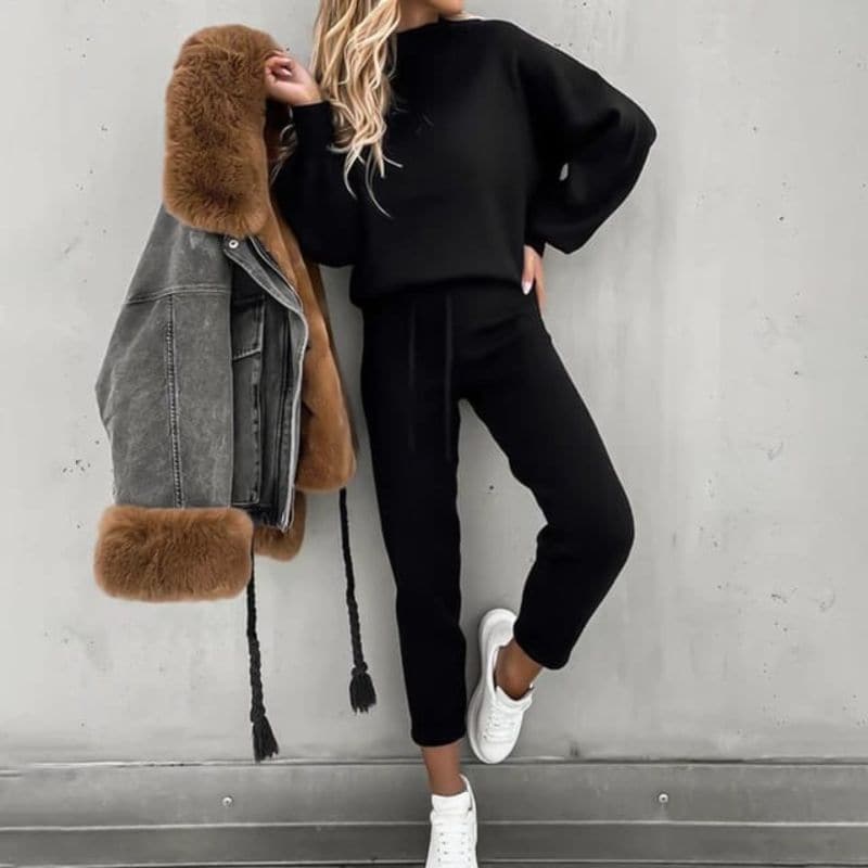 Swanilda | Zweiteiliges Baumwollset mit Gummizug in der Taille