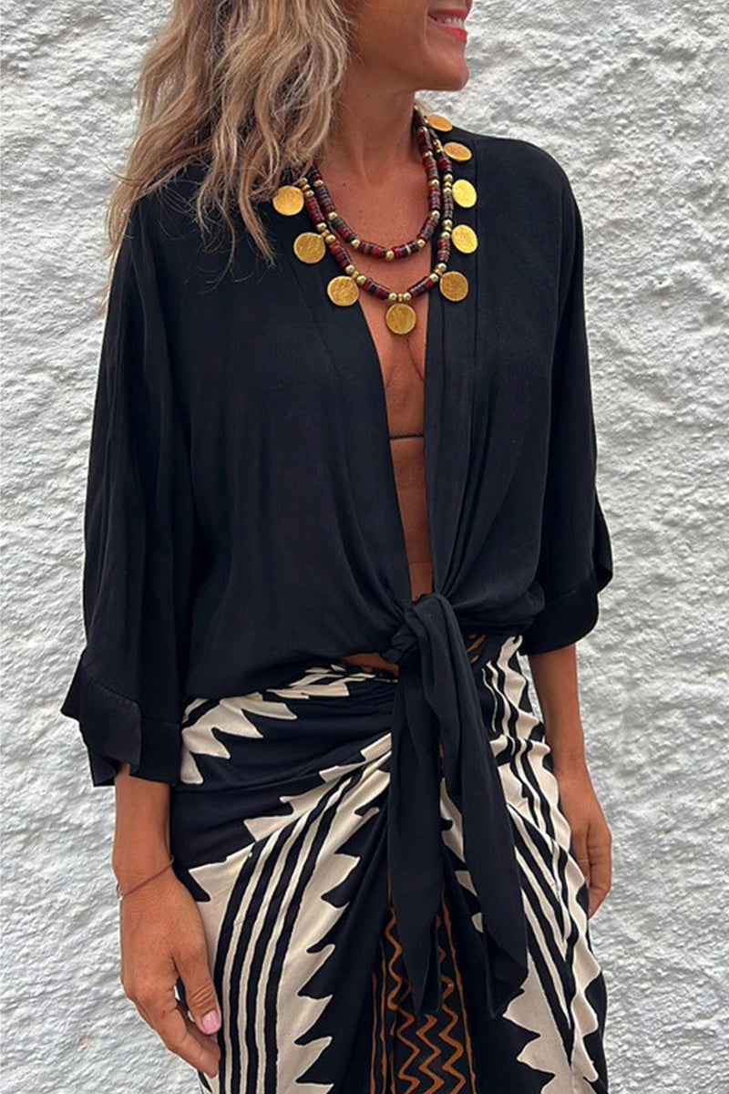 Lilina | Sommer-Top mit V-Ausschnitt