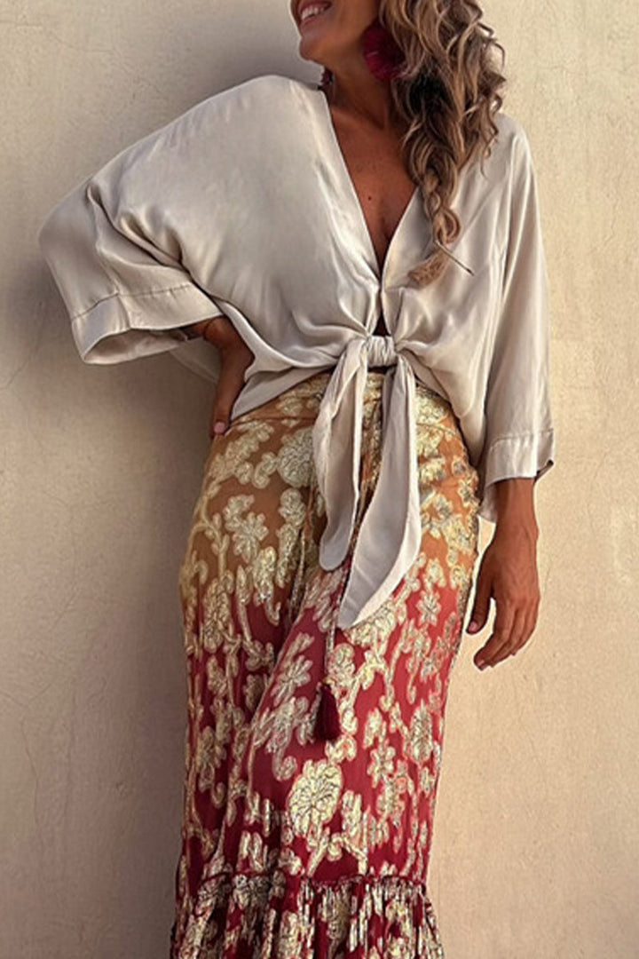 Lilina | Sommer-Top mit V-Ausschnitt