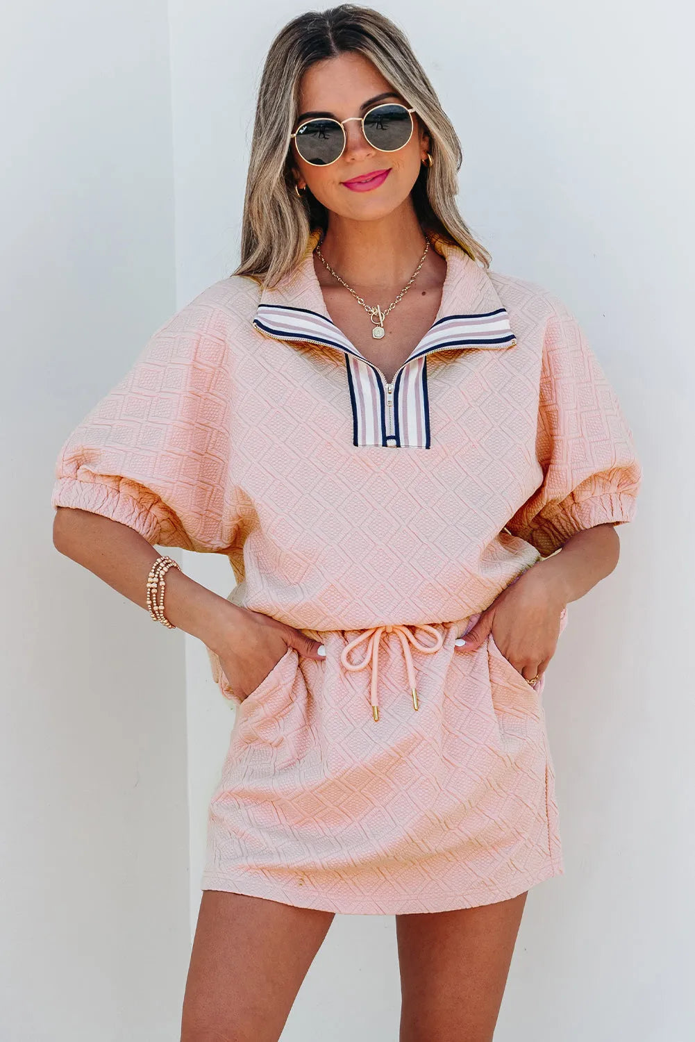Ulissa | Chic gestreiftes Rock-Set