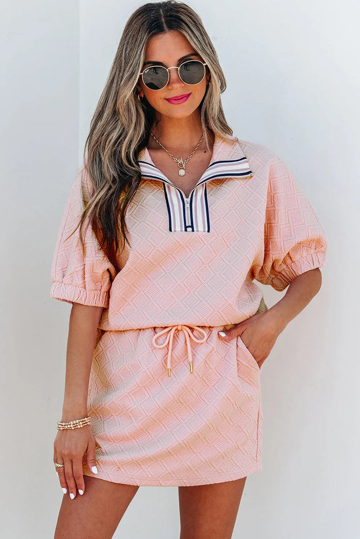 Ulissa | Chic gestreiftes Rock-Set