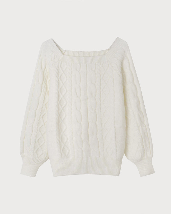 Kiki | Eleganter Zopfmuster Pullover