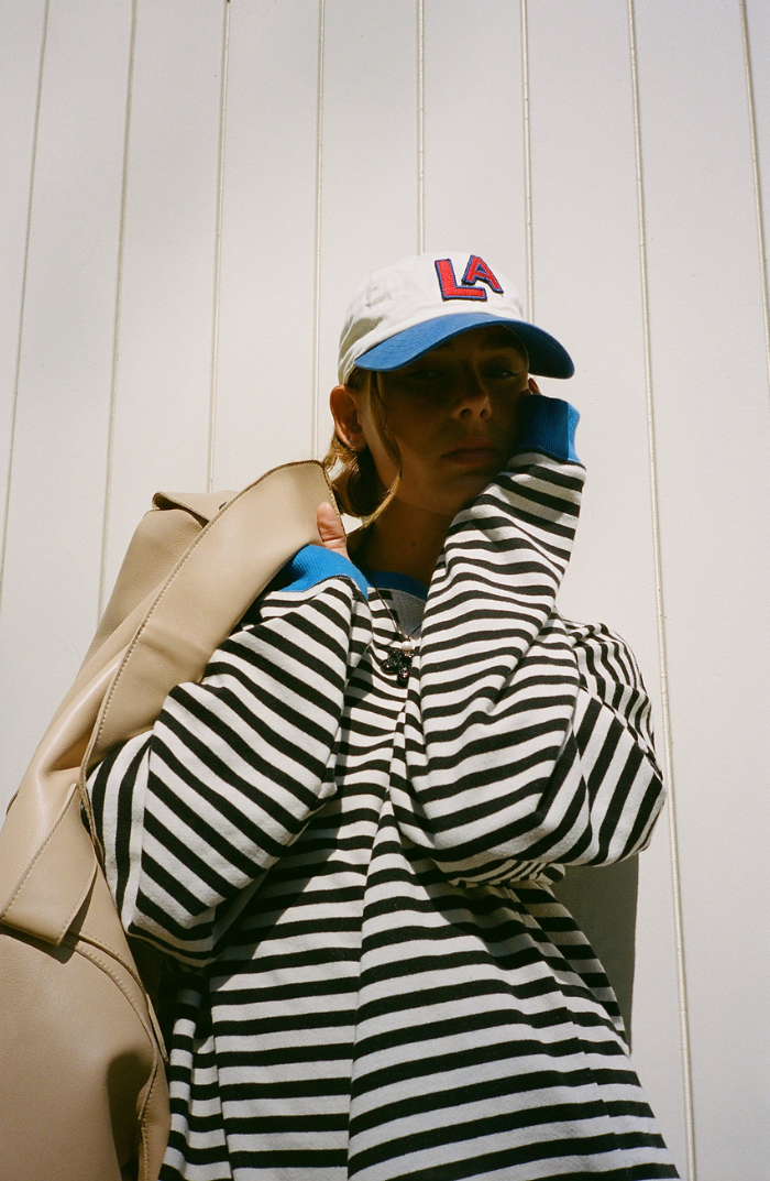 Briellea | Gestreifter Oversize Damenpullover