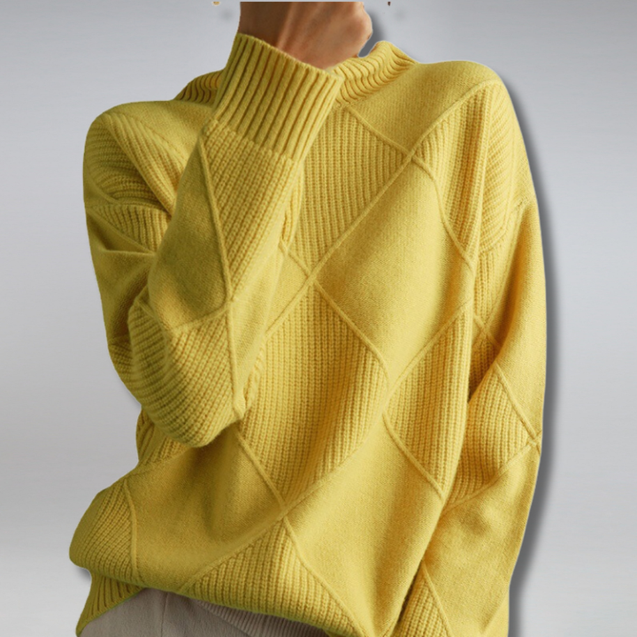 Evleen | Luxuriöser Rollkragenpullover