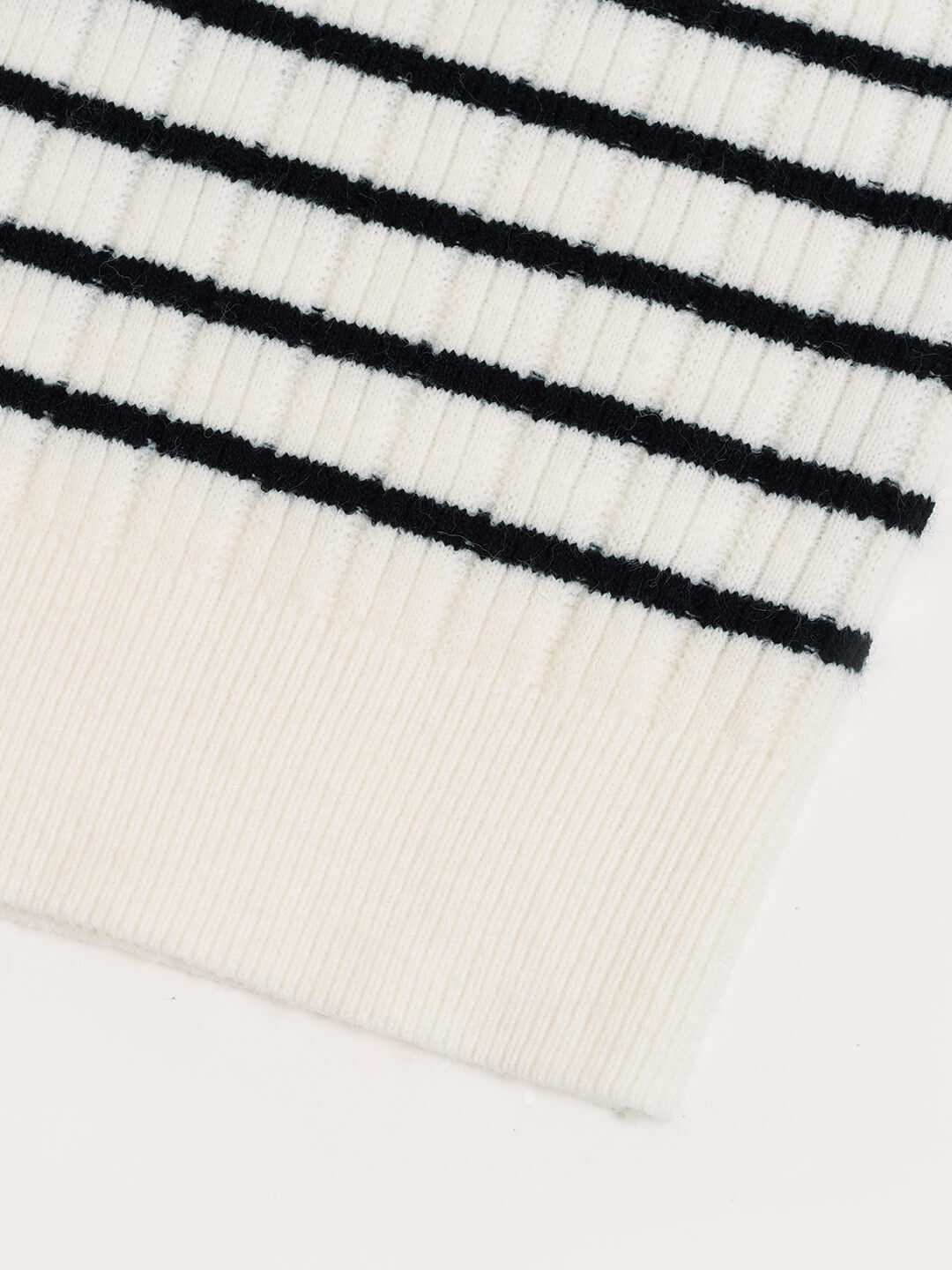 Zulma | Gestreiftes Polo Stricktop